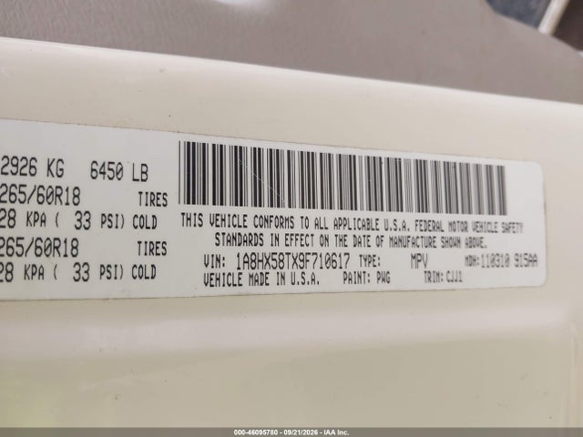 Aukcja sprzedaży 2009 Chrysler Aspen Limited, vin: 1A8HX58TX9F710617, numer aukcji: 46095780