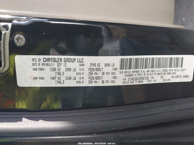 Продаж на аукціоні авто 2013 Dodge Grand Caravan Se, vin: 2C4RDGBG3DR567393, номер лоту: 46095906