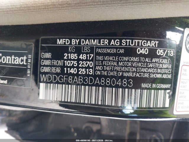 Продаж на аукціоні авто 2013 Mercedes-benz C 300 Sport 4matic, vin: WDDGF8AB3DA880483, номер лоту: 46096190