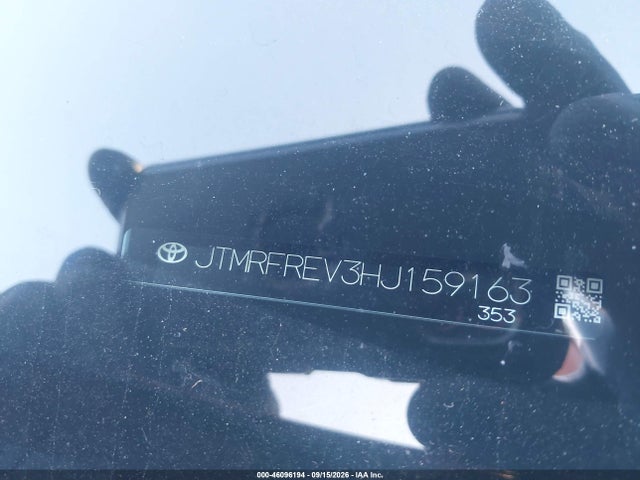 2017 Toyota Rav4 Xle მანქანა იყიდება აუქციონზე, vin: JTMRFREV3HJ159163, აუქციონის ნომერი: 46096194