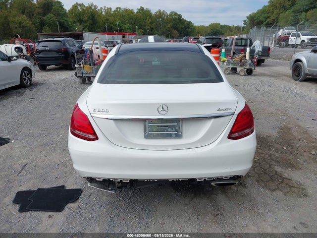46096460 :رقم المزاد ، 55SWF4KB2FU002100 vin ، 2015 Mercedes-benz C 300 4matic مزاد بيع