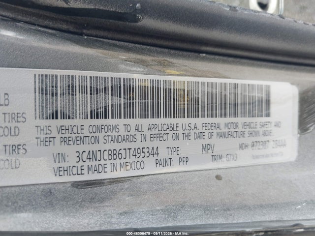 Продаж на аукціоні авто 2018 Jeep Compass Latitude Fwd, vin: 3C4NJCBB6JT495344, номер лоту: 46096479