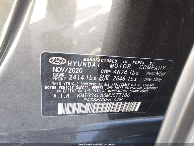 Продаж на аукціоні авто 2021 Genesis G70 2.0t Rwd, vin: KMTG34LA3MU077186, номер лоту: 46096618