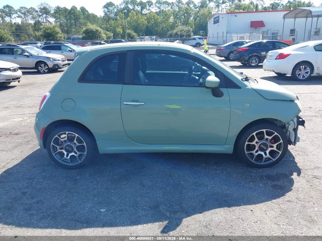 46096651 :رقم المزاد ، 3C3CFFBR2CT110148 vin ، 2012 Fiat 500 Sport مزاد بيع