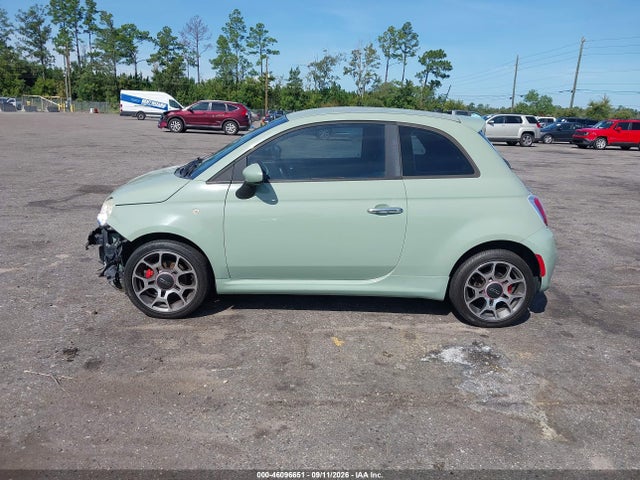46096651 :رقم المزاد ، 3C3CFFBR2CT110148 vin ، 2012 Fiat 500 Sport مزاد بيع