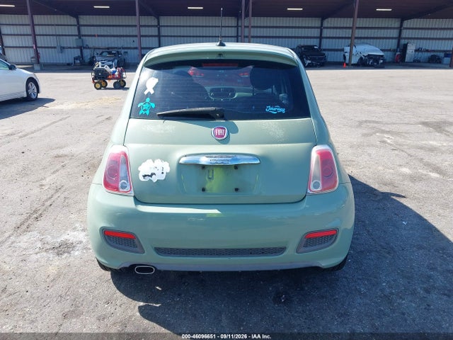 46096651 :رقم المزاد ، 3C3CFFBR2CT110148 vin ، 2012 Fiat 500 Sport مزاد بيع