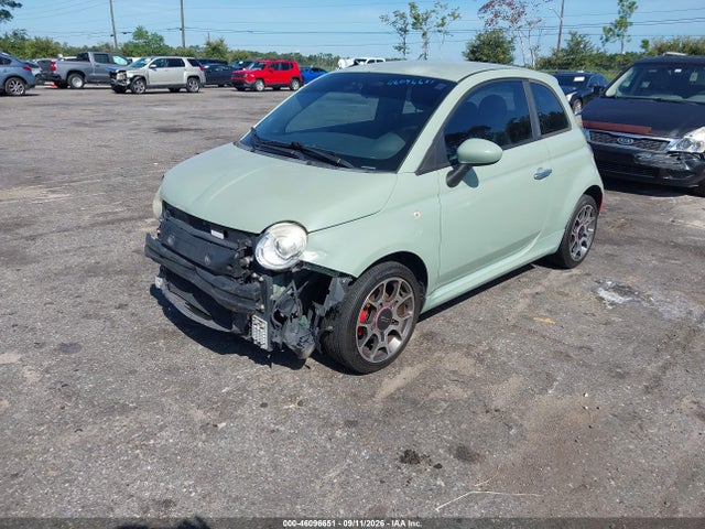 46096651 :رقم المزاد ، 3C3CFFBR2CT110148 vin ، 2012 Fiat 500 Sport مزاد بيع