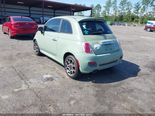 46096651 :رقم المزاد ، 3C3CFFBR2CT110148 vin ، 2012 Fiat 500 Sport مزاد بيع