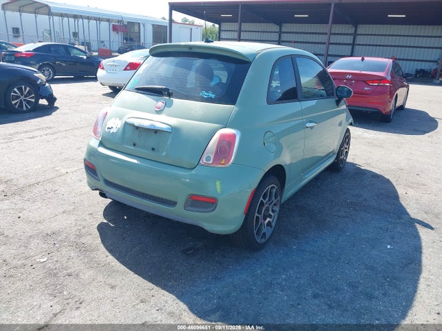 46096651 :رقم المزاد ، 3C3CFFBR2CT110148 vin ، 2012 Fiat 500 Sport مزاد بيع