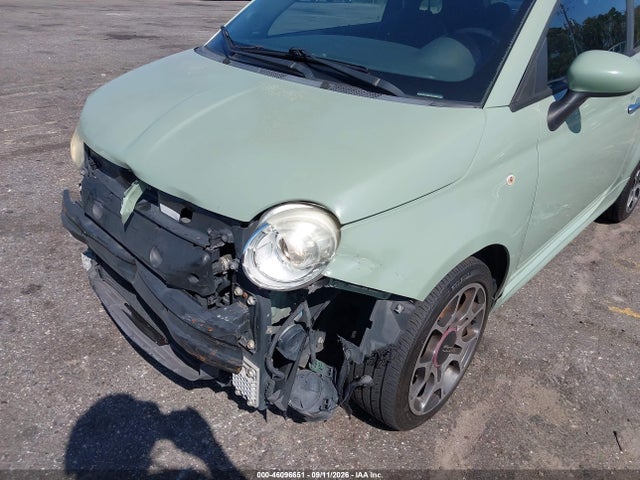46096651 :رقم المزاد ، 3C3CFFBR2CT110148 vin ، 2012 Fiat 500 Sport مزاد بيع