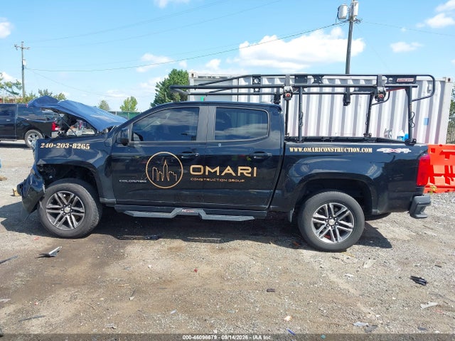 2022 Chevrolet Colorado 4wd  Short Box Wt მანქანა იყიდება აუქციონზე, vin: 1GCGTBEN8N1150963, აუქციონის ნომერი: 46096679