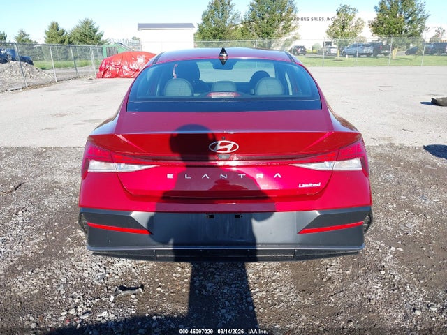 46097029 :رقم المزاد ، KMHLP4DG0SU872192 vin ، 2025 Hyundai Elantra Limited مزاد بيع