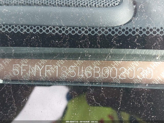 Продажа на аукционе авто 2006 Honda Pilot Ex-l, vin: 5FNYF18546B002030, номер лота: 46097110