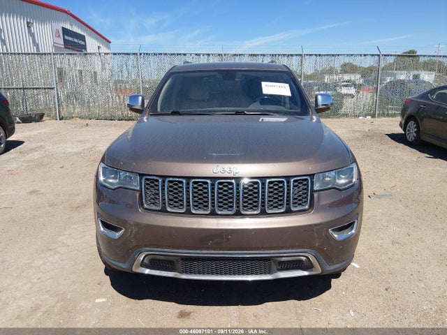 Продаж на аукціоні авто 2017 Jeep Grand Cherokee Limited 4x4, vin: 1C4RJFBG6HC942789, номер лоту: 46097181