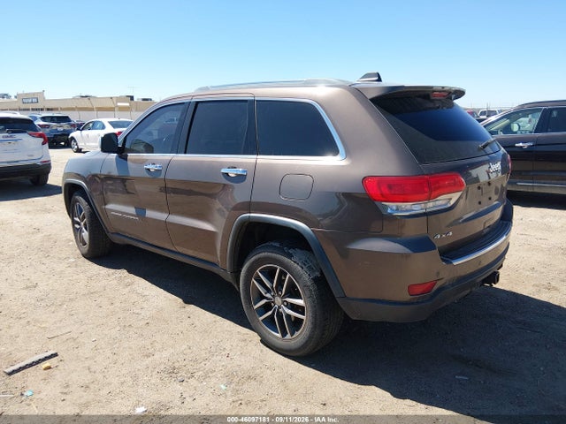 Продаж на аукціоні авто 2017 Jeep Grand Cherokee Limited 4x4, vin: 1C4RJFBG6HC942789, номер лоту: 46097181