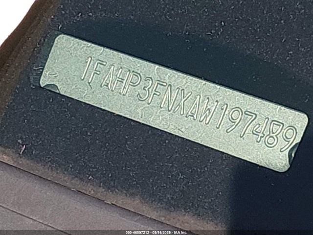 Aukcja sprzedaży 2010 Ford Focus Se, vin: 1FAHP3FNXAW197489, numer aukcji: 46097212