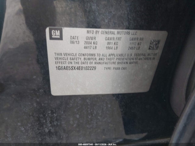 Aukcja sprzedaży 2014 Cadillac Ats Premium, vin: 1G6AE5SX4E0102229, numer aukcji: 46097340