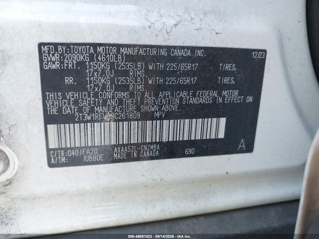 Toyota Rav4 Xle 2024 2T3W1RFV3RC261809 Image 9