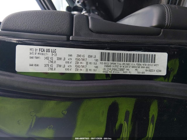2020 Jeep Grand Cherokee Laredo E 4x4 მანქანა იყიდება აუქციონზე, vin: 1C4RJFAG4LC158587, აუქციონის ნომერი: 46097503