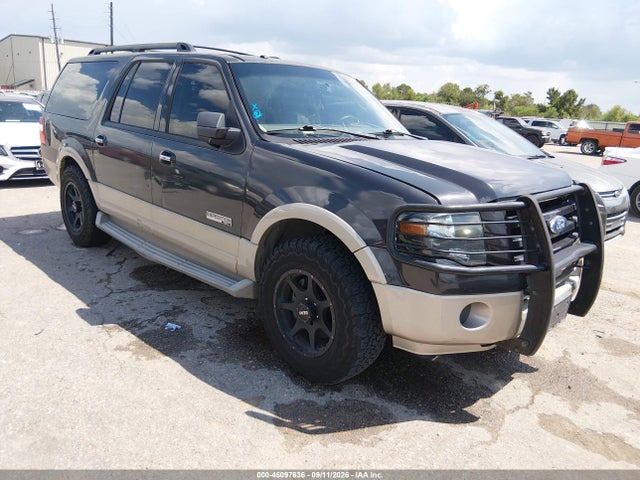 2007 Ford Expedition El Eddie Bauer მანქანა იყიდება აუქციონზე, vin: 1FMFK17507LA31524, აუქციონის ნომერი: 46097636