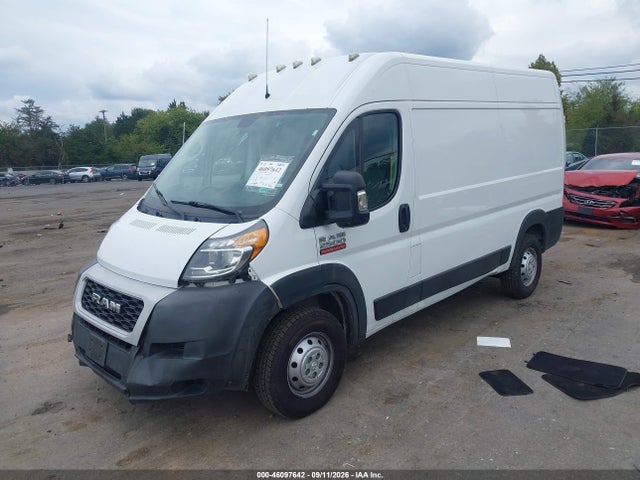 46097642 :رقم المزاد ، 3C6LRVCG4ME590815 vin ، 2021 Ram Promaster 2500 High Roof 136 Wb مزاد بيع