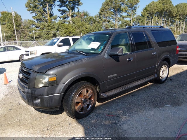 2007 Ford Expedition El Limited მანქანა იყიდება აუქციონზე, vin: 1FMFK19537LA45642, აუქციონის ნომერი: 46097791