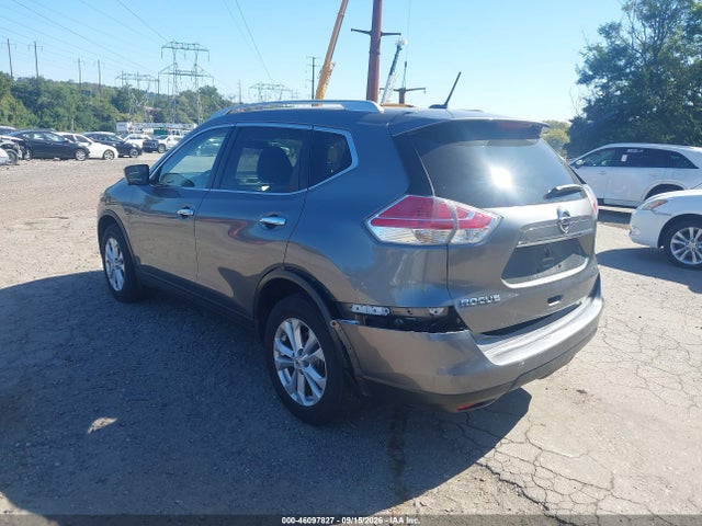 2015 Nissan Rogue Sv მანქანა იყიდება აუქციონზე, vin: KNMAT2MV1FP554788, აუქციონის ნომერი: 46097827