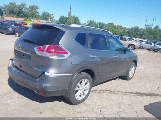 2015 Nissan Rogue Sv მანქანა იყიდება აუქციონზე, vin: KNMAT2MV1FP554788, აუქციონის ნომერი: 46097827