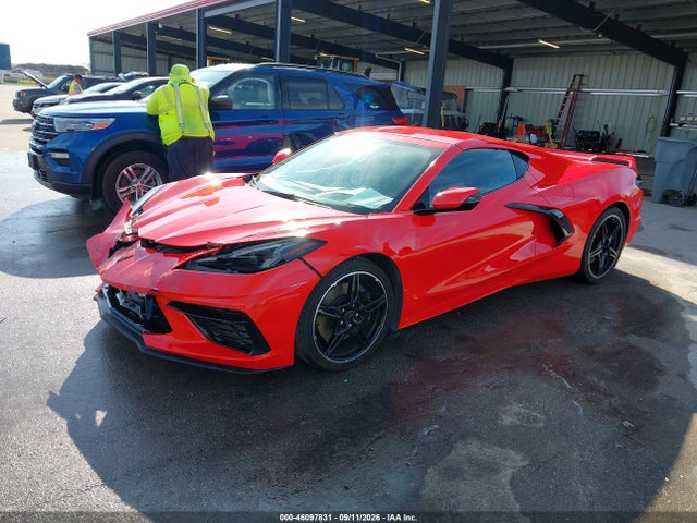 46097831 :رقم المزاد ، 1G1Y82D4XL5118965 vin ، 2020 Chevrolet Corvette Stingray Rwd  3lt مزاد بيع