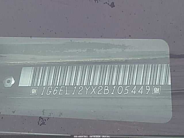 Продаж на аукціоні авто 2002 Cadillac Eldorado Esc, vin: 1G6EL12YX2B105449, номер лоту: 46097903