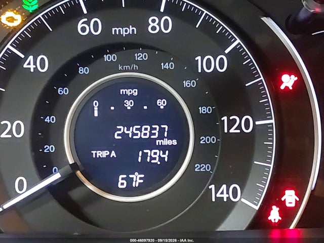 2012 Honda Cr-v Ex-l მანქანა იყიდება აუქციონზე, vin: 5J6RM4H75CL053701, აუქციონის ნომერი: 46097920