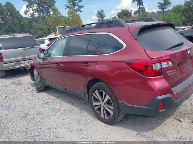2018 Subaru Outback 2.5i Limited მანქანა იყიდება აუქციონზე, vin: 4S4BSANC1J3356125, აუქციონის ნომერი: 46097932