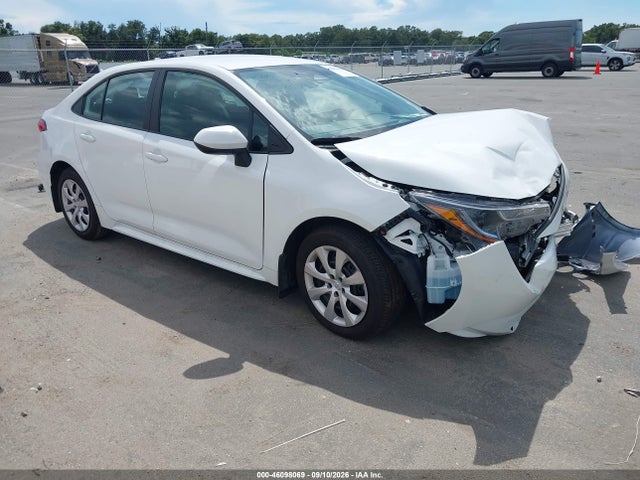 2025 Toyota Corolla Le მანქანა იყიდება აუქციონზე, vin: 5YFB4MDE7SP334738, აუქციონის ნომერი: 46098069