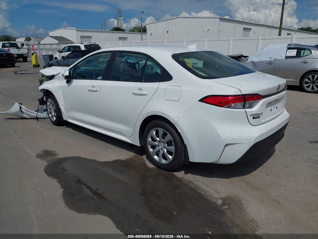 2025 Toyota Corolla Le მანქანა იყიდება აუქციონზე, vin: 5YFB4MDE7SP334738, აუქციონის ნომერი: 46098069