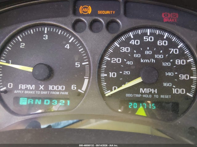 46098132 :رقم المزاد ، 1GNCS13W412163258 vin ، 2001 Chevrolet Blazer Ls مزاد بيع