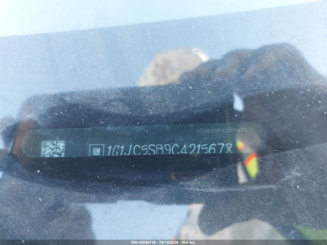 Продаж на аукціоні авто 2012 Chevrolet Sonic 2lt, vin: 1G1JC5SB9C4215678, номер лоту: 46098146