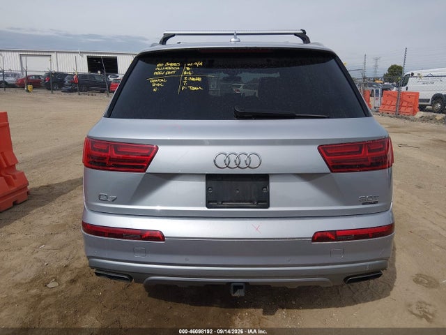 2017 Audi Q7 3.0t Premium მანქანა იყიდება აუქციონზე, vin: WA1LAAF78HD018586, აუქციონის ნომერი: 46098192