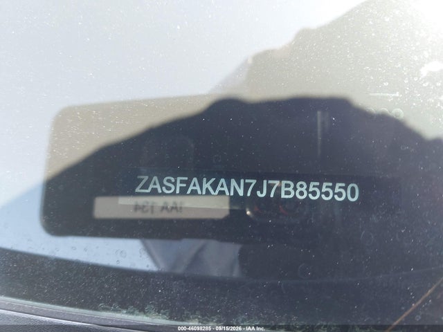 Aukcja sprzedaży 2018 Alfa Romeo Stelvio Awd, vin: ZASFAKAN7J7B85550, numer aukcji: 46098285