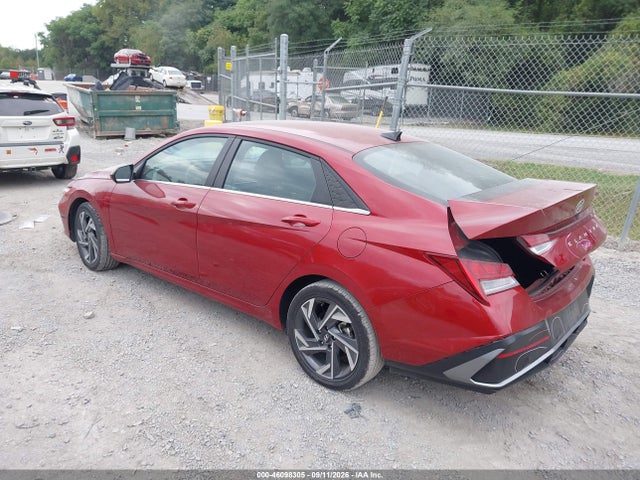 2025 Hyundai Elantra Sel Convenience მანქანა იყიდება აუქციონზე, vin: KMHLS4DGXSU985856, აუქციონის ნომერი: 46098305