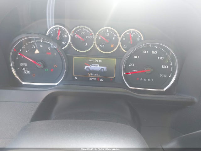 46098315 :رقم المزاد ، 1GCPYFED1MZ303604 vin ، 2021 Chevrolet Silverado 1500 4wd  Short Bed Lt Trail Boss مزاد بيع