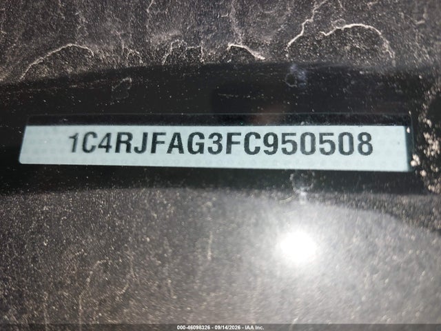 Продажа на аукционе авто 2015 Jeep Grand Cherokee Altitude, vin: 1C4RJFAG3FC950508, номер лота: 46098326
