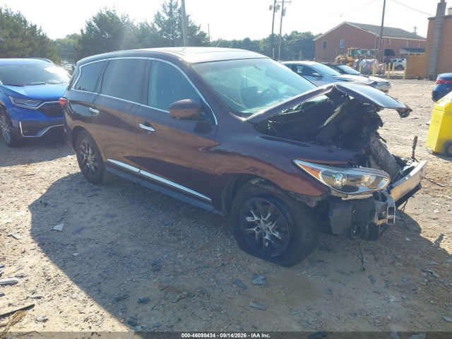 2013 Infiniti Jx35 მანქანა იყიდება აუქციონზე, vin: 5N1AL0MN9DC322069, აუქციონის ნომერი: 46098434