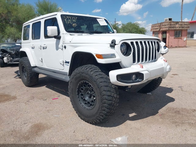 46098481 :رقم المزاد ، 1C4JJXP62NW126076 vin ، 2022 Jeep Wrangler 4xe Unlimited High Altitude 4x4 مزاد بيع