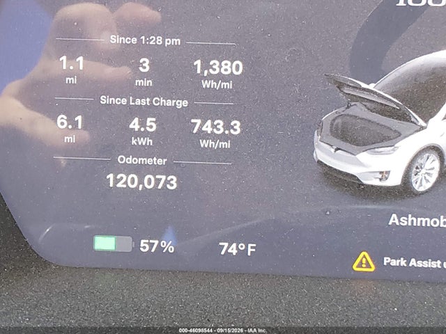 Tesla Model X 100d/75d/90d 2017 5YJXCDE28HF077199 Image 14