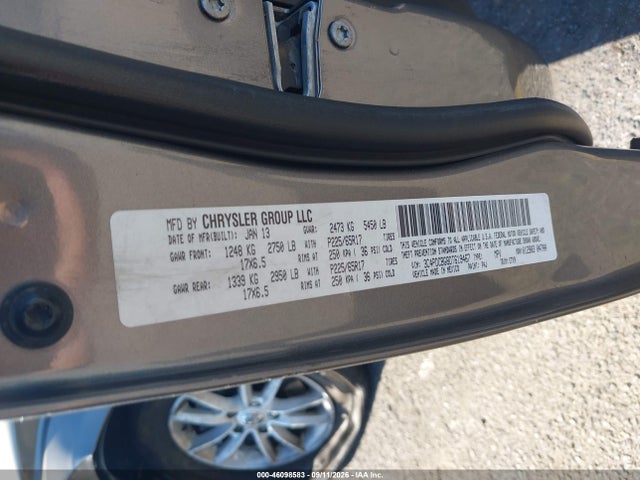 46098583 :رقم المزاد ، 3C4PDCBG8DT619467 vin ، 2013 Dodge Journey Sxt مزاد بيع