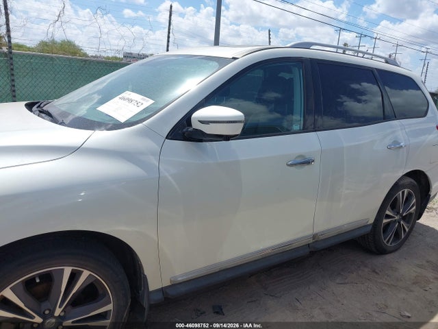 2017 Nissan Pathfinder Platinum მანქანა იყიდება აუქციონზე, vin: 5N1DR2MN1HC902459, აუქციონის ნომერი: 46098752