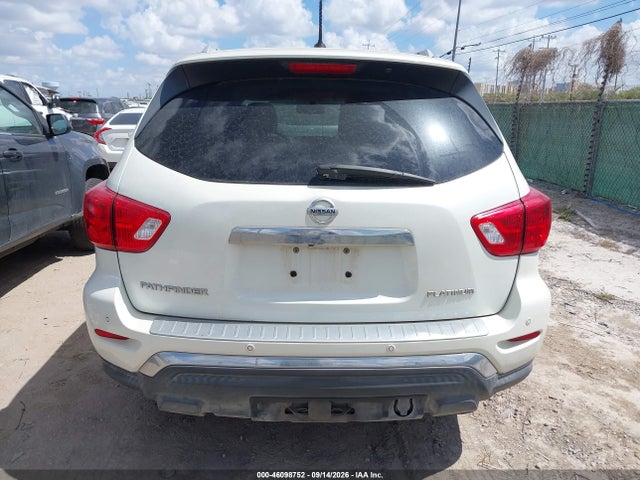 2017 Nissan Pathfinder Platinum მანქანა იყიდება აუქციონზე, vin: 5N1DR2MN1HC902459, აუქციონის ნომერი: 46098752
