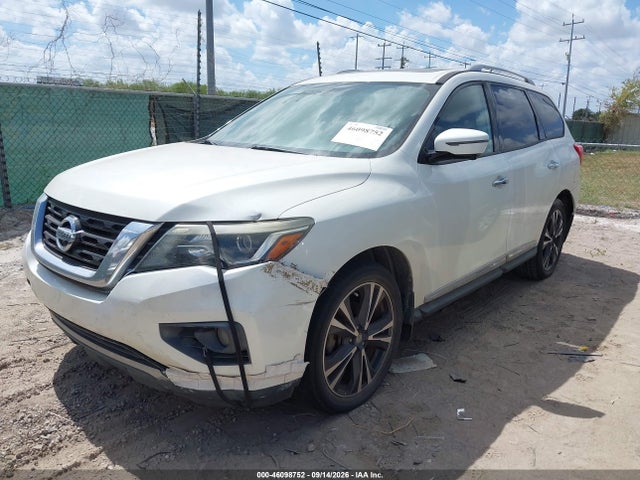 2017 Nissan Pathfinder Platinum მანქანა იყიდება აუქციონზე, vin: 5N1DR2MN1HC902459, აუქციონის ნომერი: 46098752