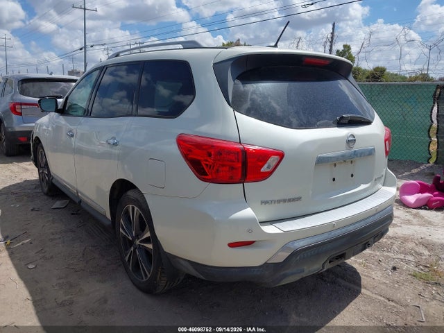 2017 Nissan Pathfinder Platinum მანქანა იყიდება აუქციონზე, vin: 5N1DR2MN1HC902459, აუქციონის ნომერი: 46098752