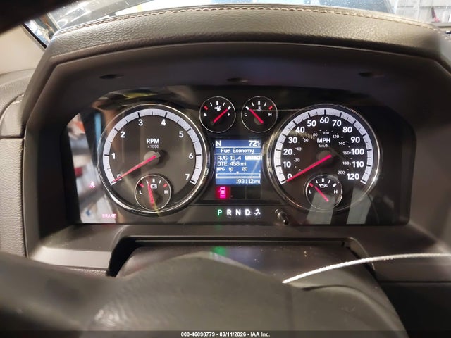 46098779 :رقم المزاد ، 1C6RD7NT5CS276617 vin ، 2012 Ram 1500 Laramie مزاد بيع